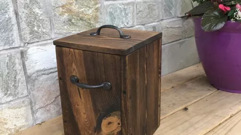 4 ideas para reemplazar el bote de basura de tu baño por opciones rústicas