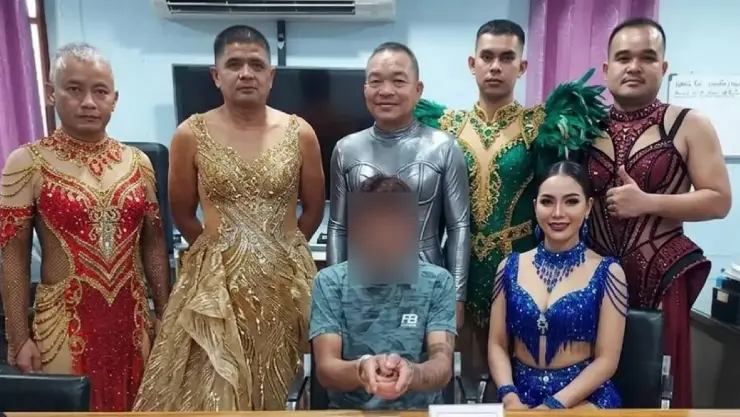 Policías se disfrazan de bailarinas para capturar a un capo en Tailandia