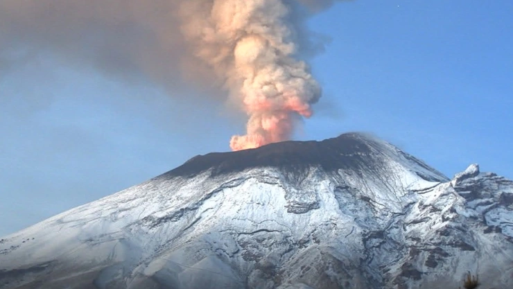 Volcán Popocatépetl albergó un lago donde se rompió una marca mundial