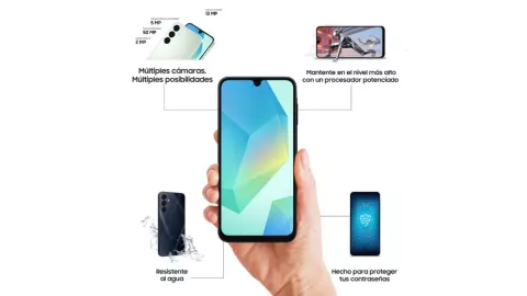 Galaxy A16,  un celular de gama media con descuento del 50% en Walmart