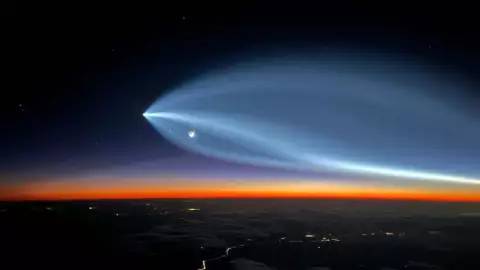 El cohete Falcon 9 de SpaceX se logró ver desde México