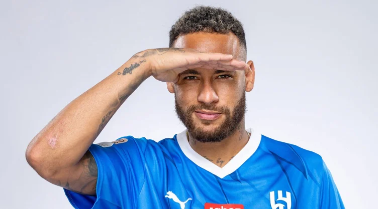 Neymar con el Al Hilal