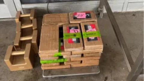 Los paquetes incautados por la CBP en Texas