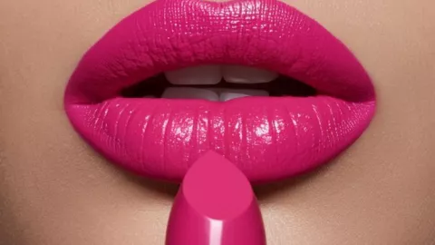 Los labiales fucsia en tonos vibrantes son ideales para un look más atrevido