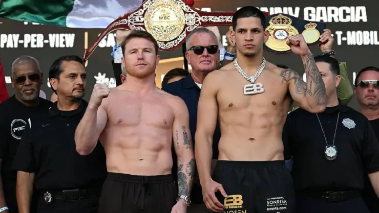 Pesaje del Canelo Álvarez vs Edgar Berlanda_ Así fue su paso por la báscula