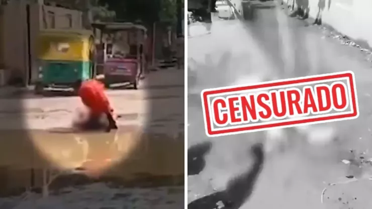 La agresión ocurrió tras una discusión de tránsito en plena vía pública