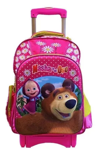 Mochila con carro integrado y ruedas de silicona