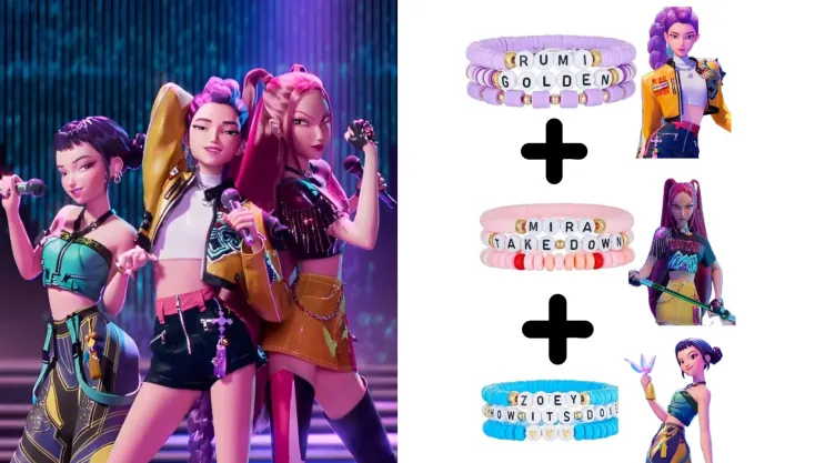 cómo hacer pulseras de kpop demon hunters
