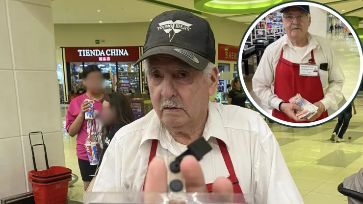 Don Manuel echa su cartera por error a una bolsa de súper