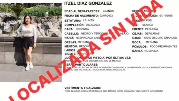 Hallan sin vida a Itzel Díaz en una cisterna; fue a cenar con un joven