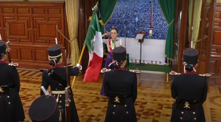 Sheinbaum palacio nacional 15 de septiembre