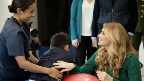 Angélica Rivera inaugura el Centro de Atención Integral en Puebla