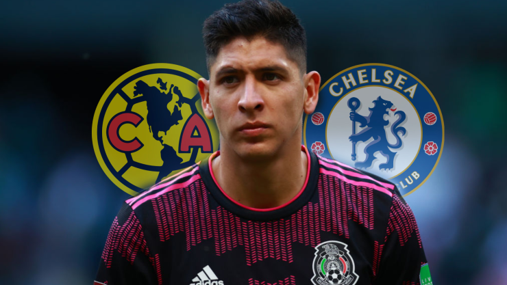 Edson Álvarez jugando con la Selección Mexicana