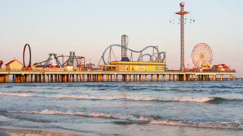 Galveston Beach en Houston