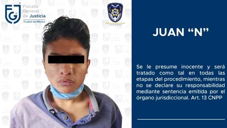 Detienen a sujeto por acuchillar estudiante para robar su celular en Milpa Alta
