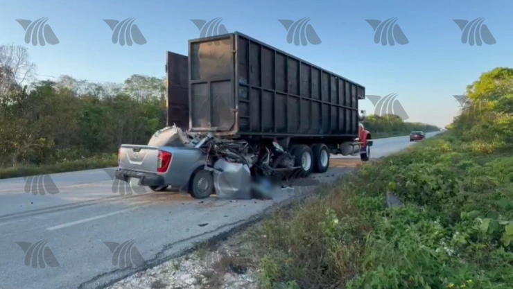 Fatal accidente en carretera Felipe Carrillo Puerto-Tulum, durante vacaciones de Semana Santa, deja tres muertos