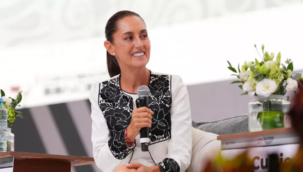 Sheinbaum en entrevista con Garralda