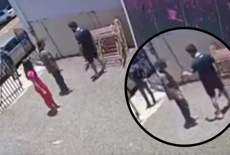 Video padre mata a yerno en Brasil