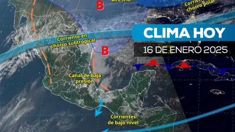 ¿Cuándo va a dejar de llover? Así será el clima en México hoy 16 de enero