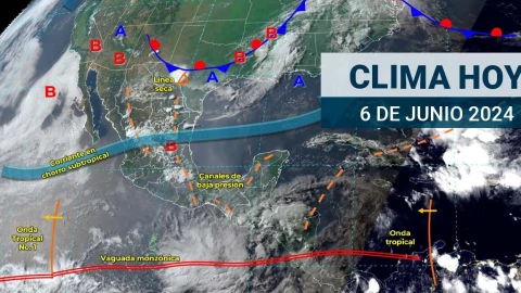 Clima en México HOY 6 de junio de 2024