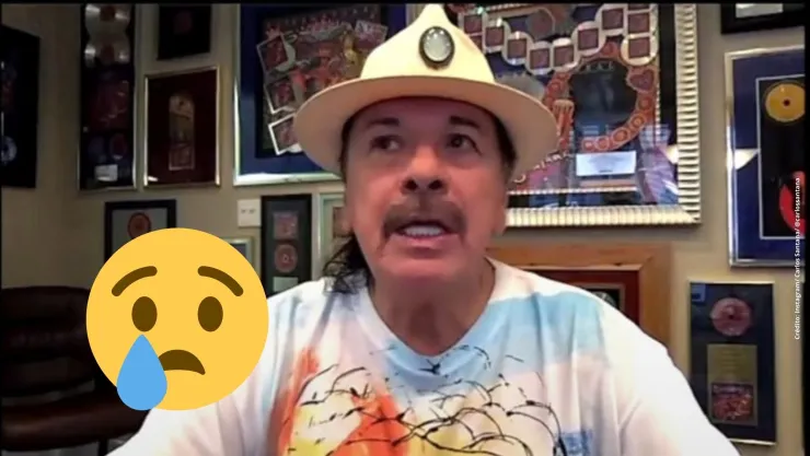 Dan a conocer el estado de salud de Carlos Santana tras desmayo