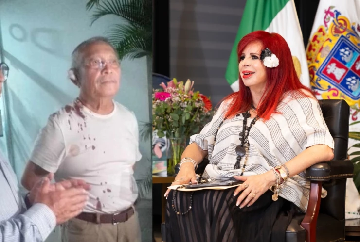 Jorge González y Layda Sansores