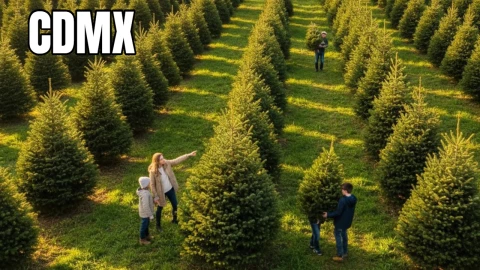 El mejor lugar para comprar &aacute;rboles naturales de Navidad en CDMX, seg&uacute;n la IA