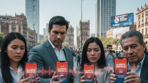 Mexicanos reciben alerta sísmica vía celular; rumbo a Simulacro Nacional 2025