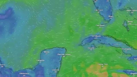 Zonas de baja presión con POTENCIAL de desarrollo ciclónico son vigiladas en el Atlántico