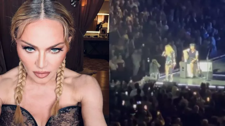 Madonna reclama a fan en silla de ruedas