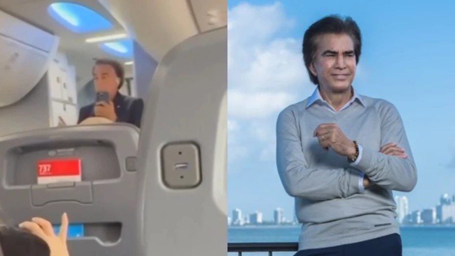 José Luis Rodríguez “El Puma” es expulsado de un avión.