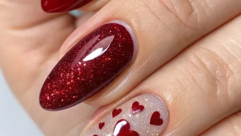 45 diseños de uñas para San Valentín en almendradas o cuadradas: son sencillas, elegantes y sutiles
