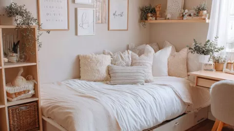 43 ideas para decorar un cuarto pequeño con poco dinero: te quedará de lujo