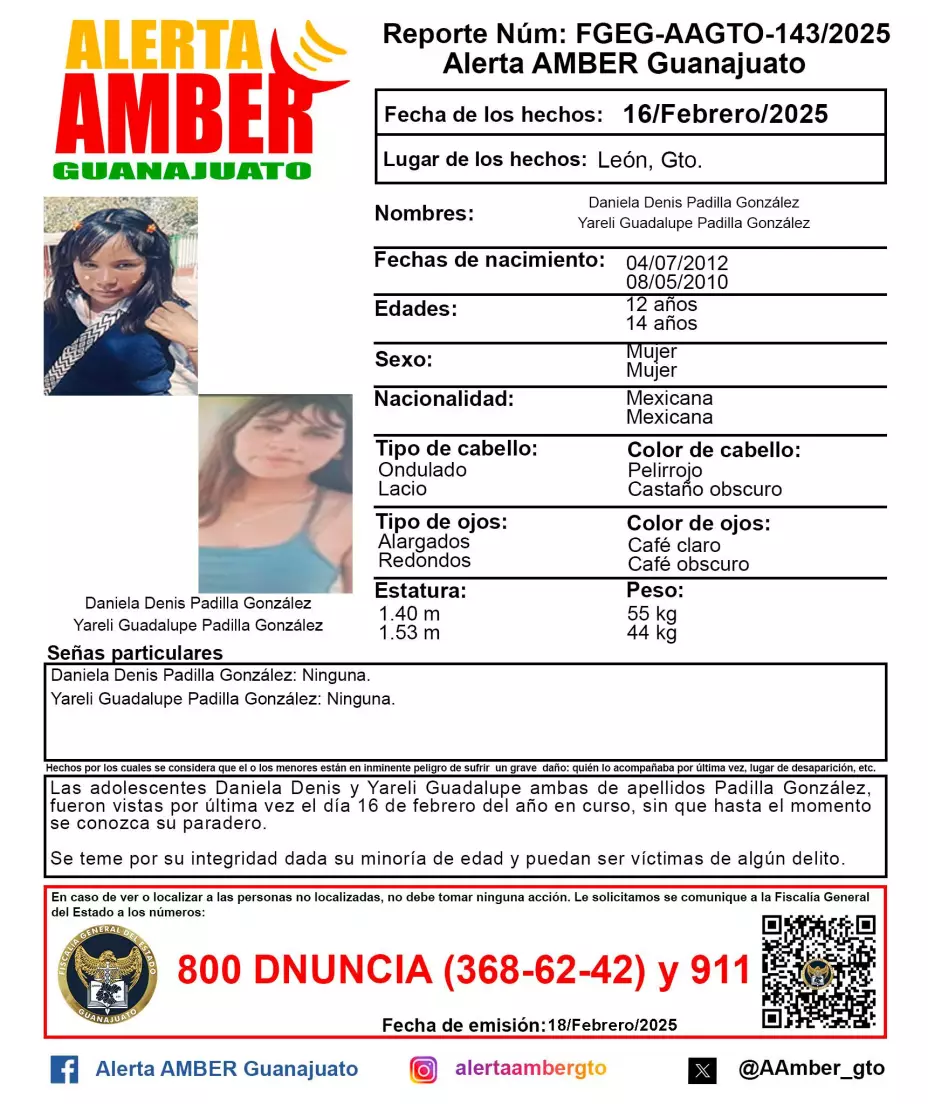 Alerta Amber hermanas desaparecidas en León.jpg