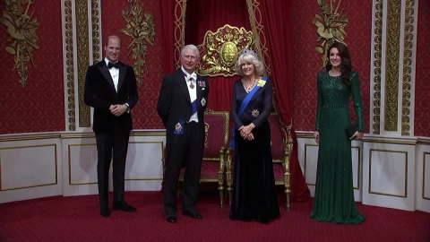 Camilla, Reina Consorte Camilla de Reino Unido, estrena figura de cera en el museo Madame Tussauds de Londres.