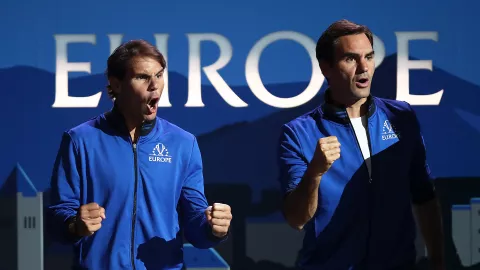 Nadal y Federer