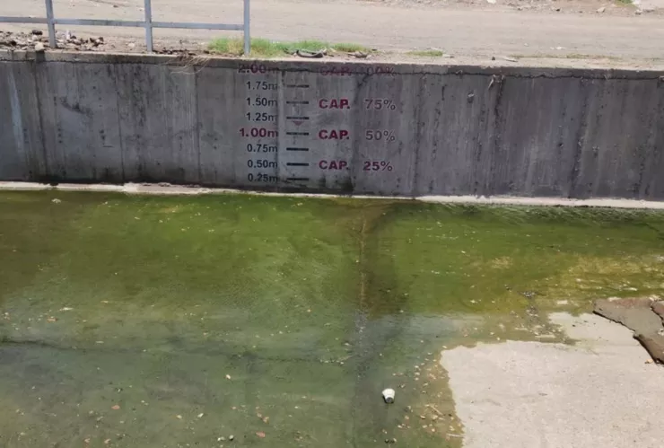 Arroyo sin agua en Culiacán