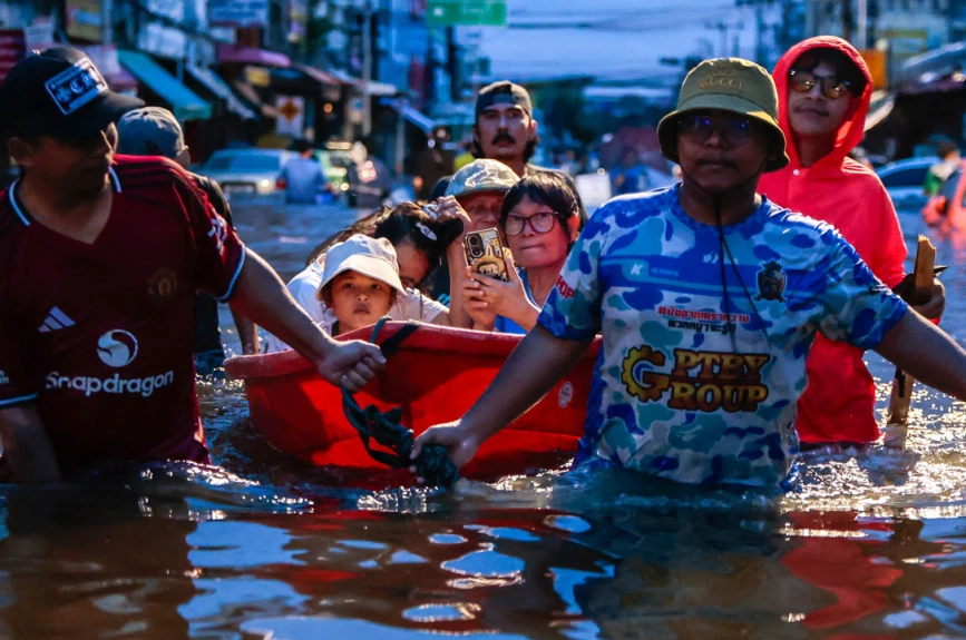 Inundaciones en Bangkok