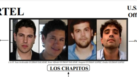 Iván Archivaldo (de izquierda a derecha) es parte de Los Chapitos, hijos de “El Chapo” Guzmán.