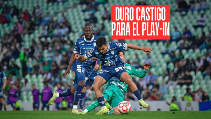 Duro castigo que recibe Pachuca en el Play-in por perder ante Santos Laguna