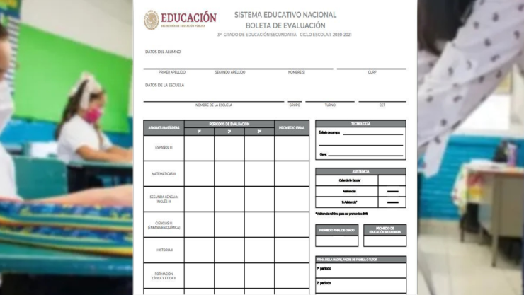 Boletas de calificaciones SEP 2023