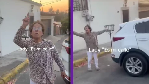 “Lady es mi calle”_ Mujer bloquea paso en calle de Ciudad Satélite, Edomex, y desata furia en redes sociales.webp