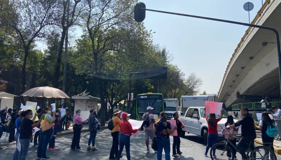 Manifestación en CDMX para encontrar a Dilan Soto