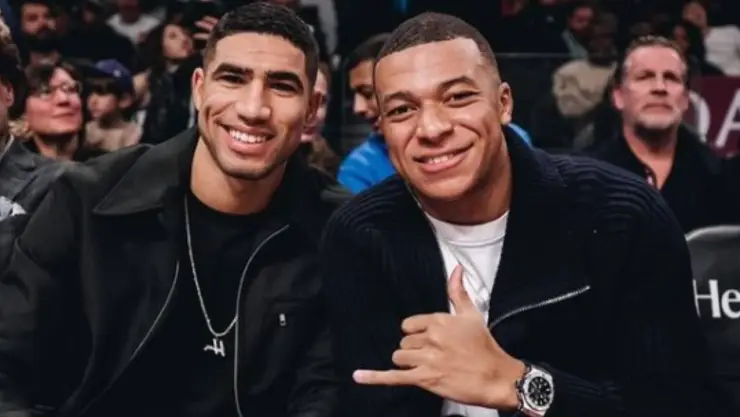 ¡De incógnito! Captan a Kylian Mbappé y Hakimi en Nueva York