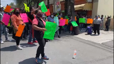 Manifestantes realizan bloqueos en vialidades de la CDMX por la detención de Diana Barrios, Diana “N”