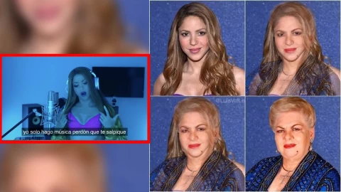 Shakira es comparada con Paquita
