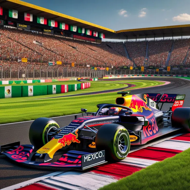 Checo Pérez en el GP de México