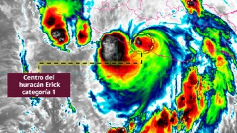 huracán erick categoría 1