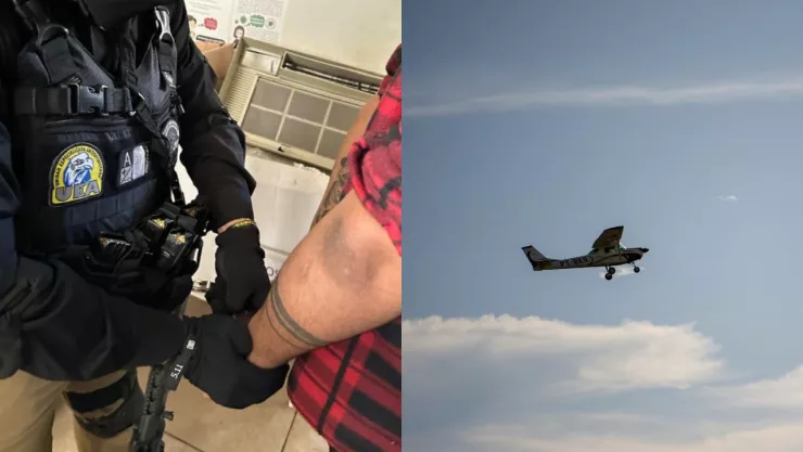 Secuestrador detenido y avioneta