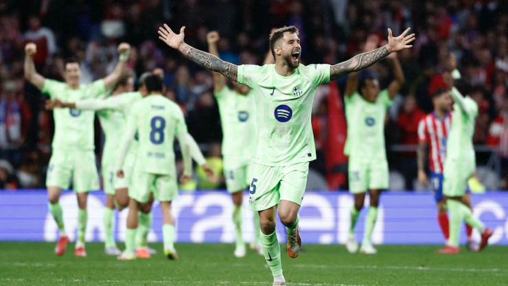 Barcelona celebra su pase a la final de la Copa del Rey